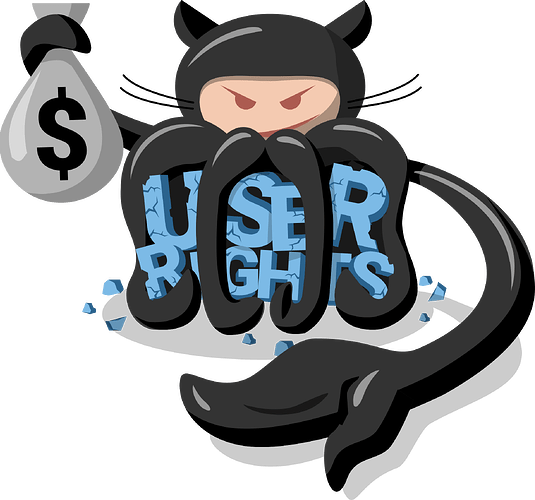 Logo of the GiveUpGitHub campaign